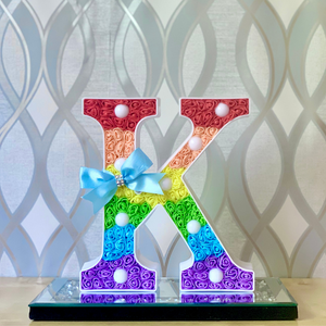 Rainbow LED Letter