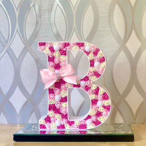 Shades of Pink/Ivory LED Letter