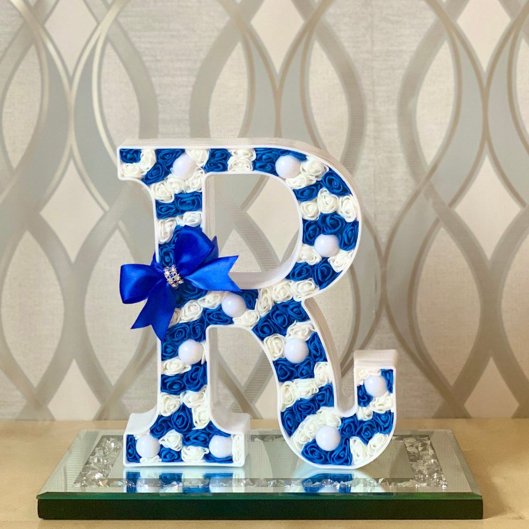 Royal Blue/White LED Letter